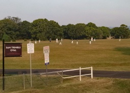 Bexhill Cricket Oval - Sam Trimble was a local Eltham Boy
